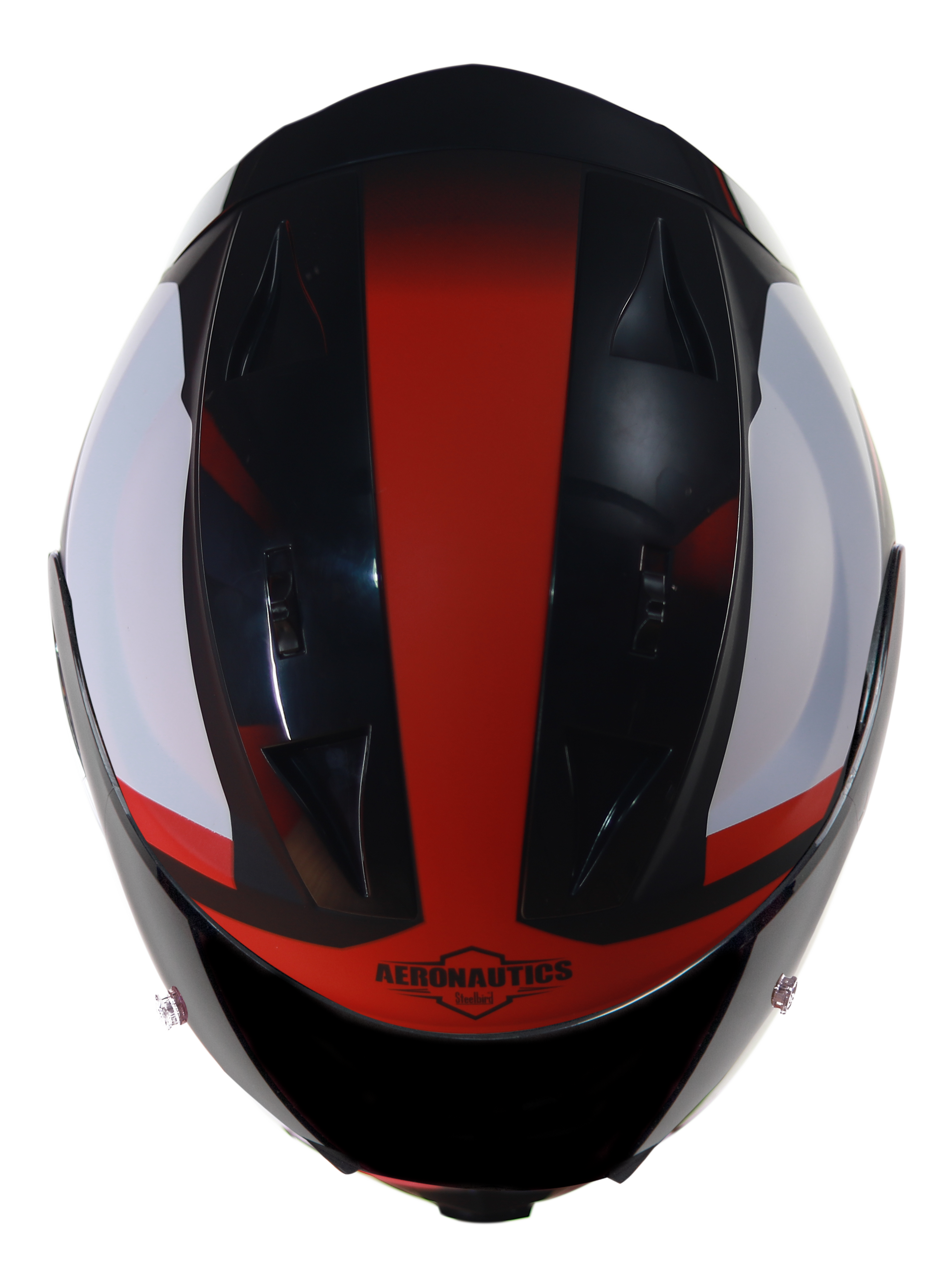 SA-1 Aerodynamics Mat Black/Red With Anti-Fog Shield Gold Chrome Visor 